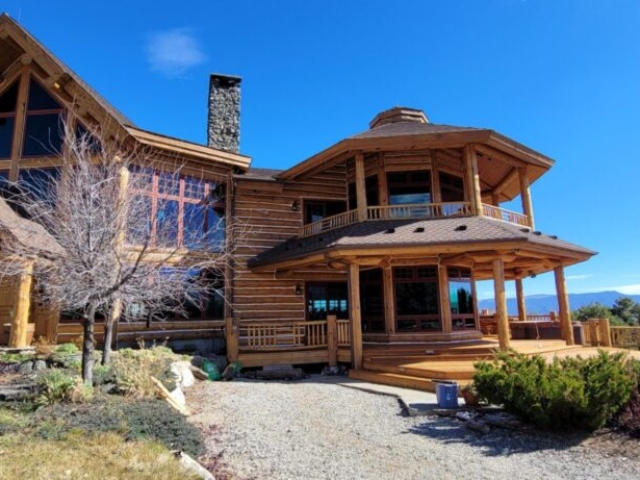 Mount Princeton Log Home Restored