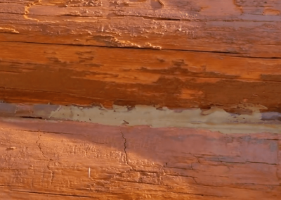 Bad Caulking on Log Home