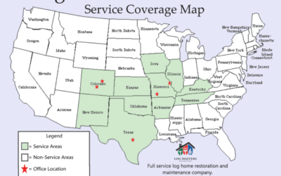 Log Masters Restorations Service Coverage Area