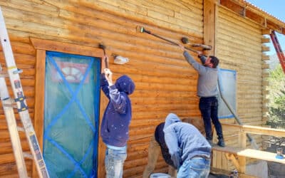 Do You Caulk Your Log Home Before or After Stain?