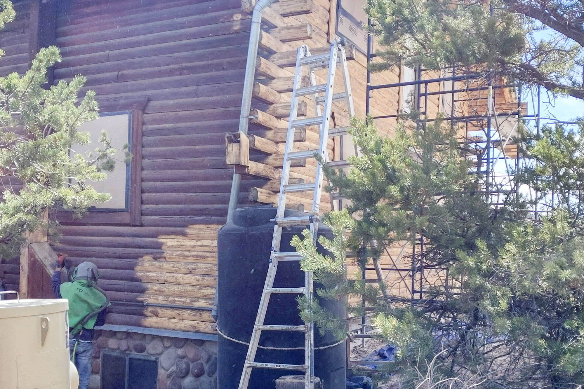 Log Masters Restoration Media Blasting